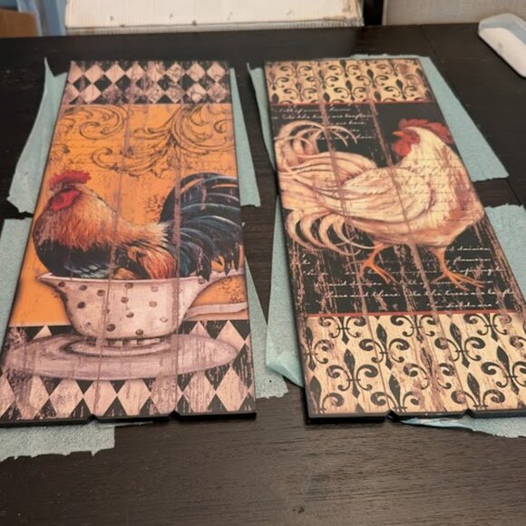 HOME ACCENTS- Country Style Rooster Wall Decor (2) - Picture 3 of 7